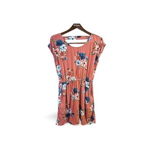 Xhilaration Pink Floral Mini Dress